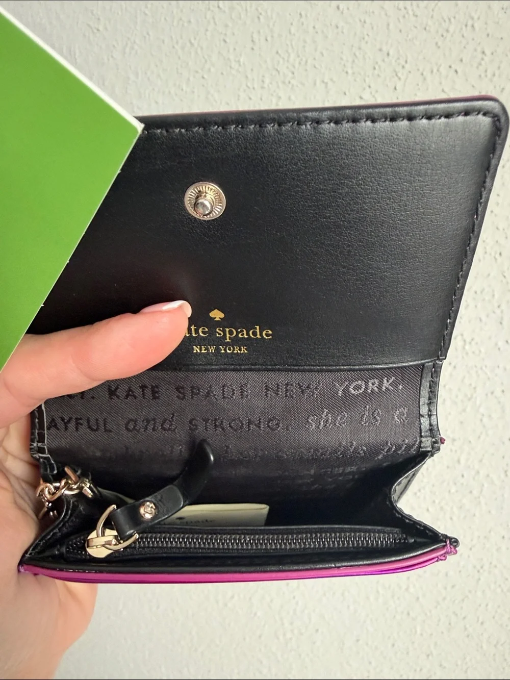 kate spade iridescent magenta